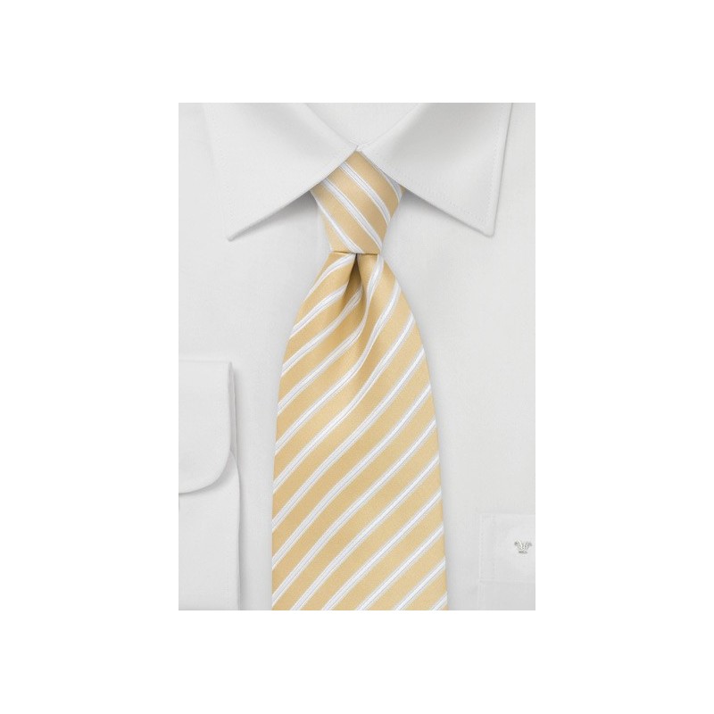 Harvest Yellow Striped Tie