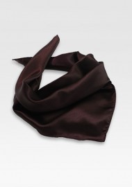 Solid Brown Woman's Scarf