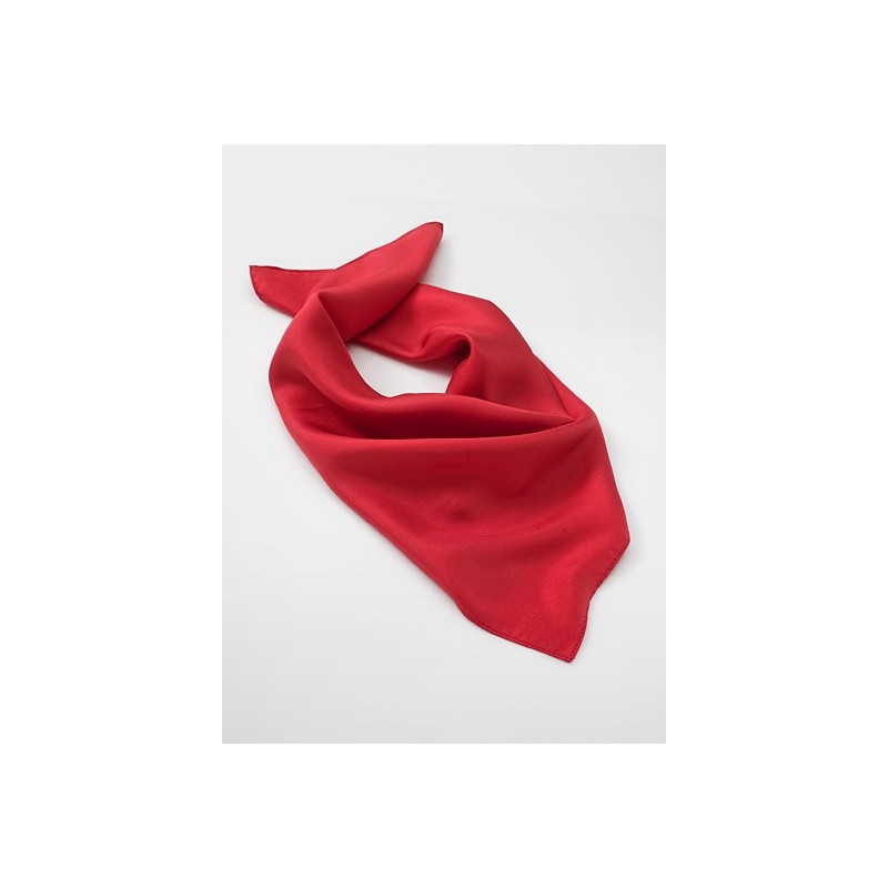 Bright Red Womans Scarf