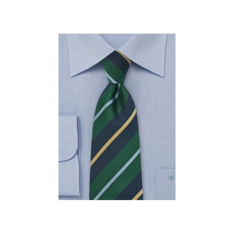 Essential Regimental Tie in Green