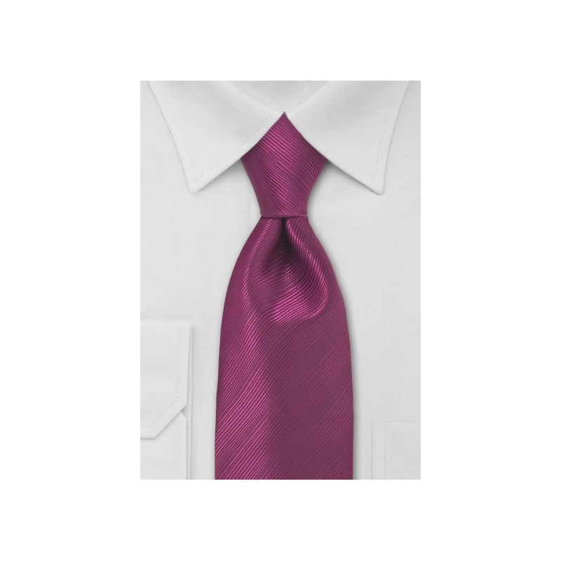 Magenta Red Necktie in Kids Size