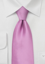 Lilac Color Mens Necktie in XL