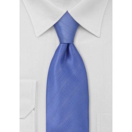 Periwinkle Blue Tie in XL Length