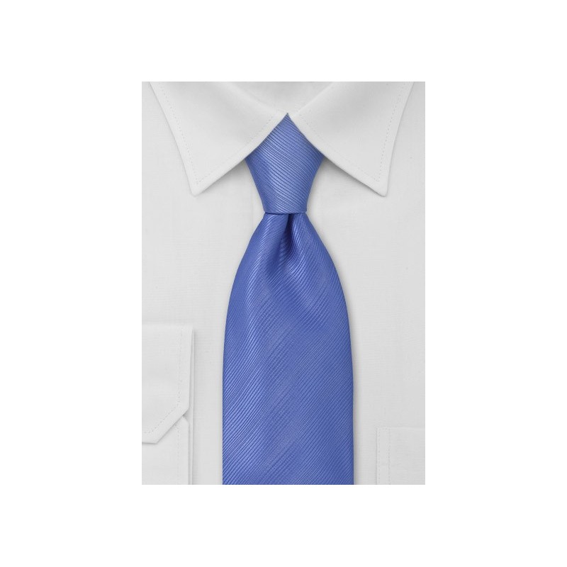 Kids Necktie in Bright Periwinkle Blue
