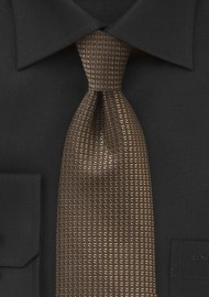 Regal Tie in Textured Bronze