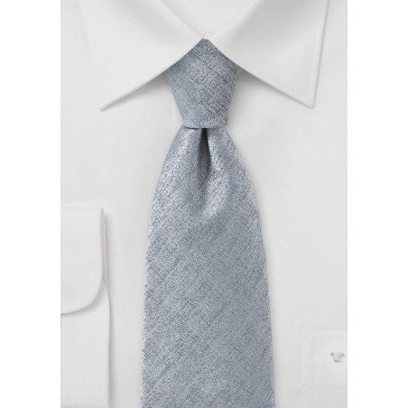 Handsome Silver Necktie