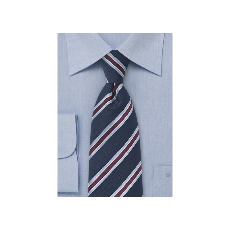 Classic Navy and Light Blue Tie
