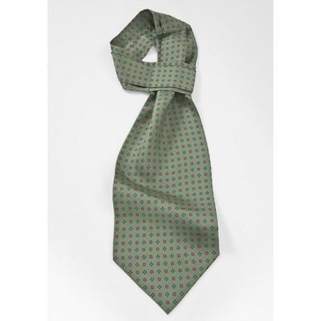Traditional Ascot in Muted Olive