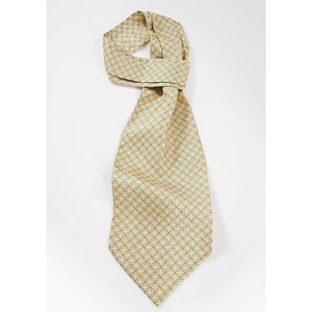 Designer Ascot in Soft Yellows and Blues