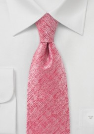 Heathered Coral Colored Tie