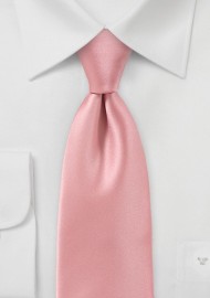 Solid Hued Tie in Peach Sorbet