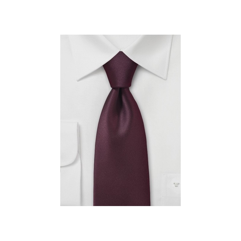 Dark Burgundy Necktie