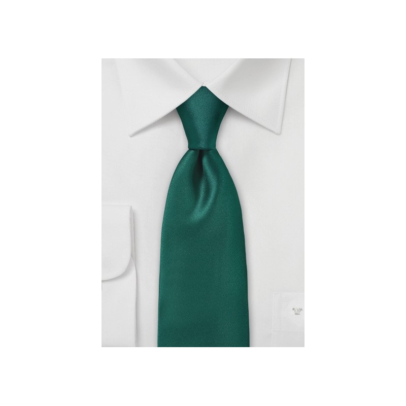 Solid Pine Green Necktie