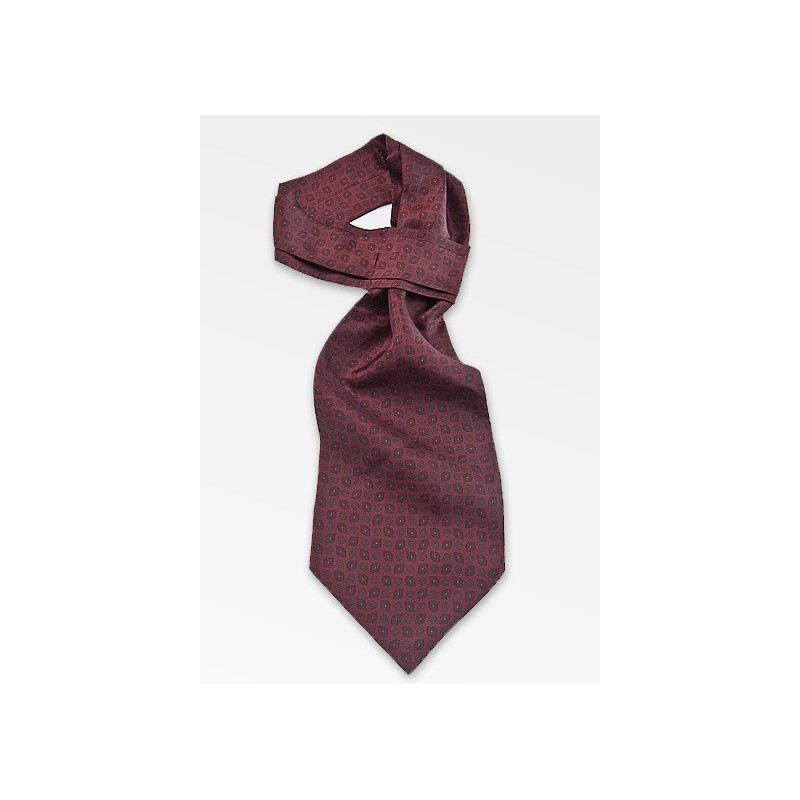 Classically Cool Ascot in Burgundy