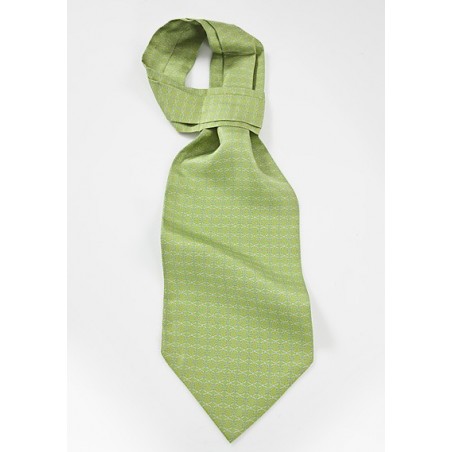 Graphic Ascot in Lime Green