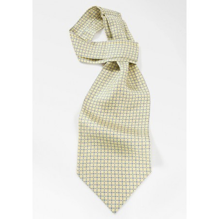 Designer Ascot in Soft Yellows and Blues