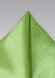 Pure Silk Lime Green Pocket Square