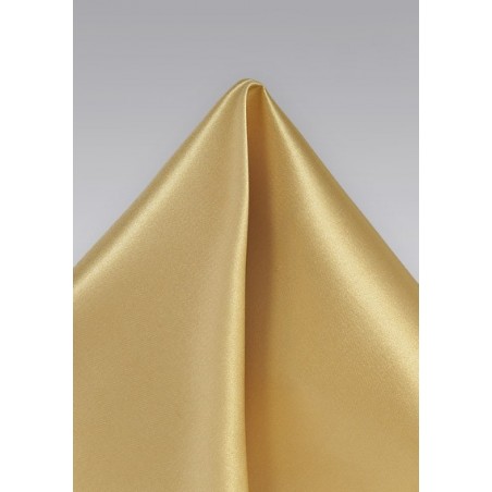 Muted Gold Pocket Square