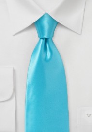 Malibu Colored Necktie in Pure Silk