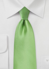 Solid Colored Men's Tie in Spring Green