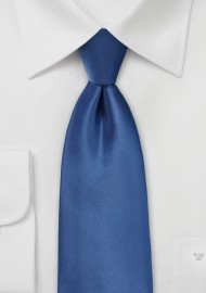 Single Color Tie in Classic Blue