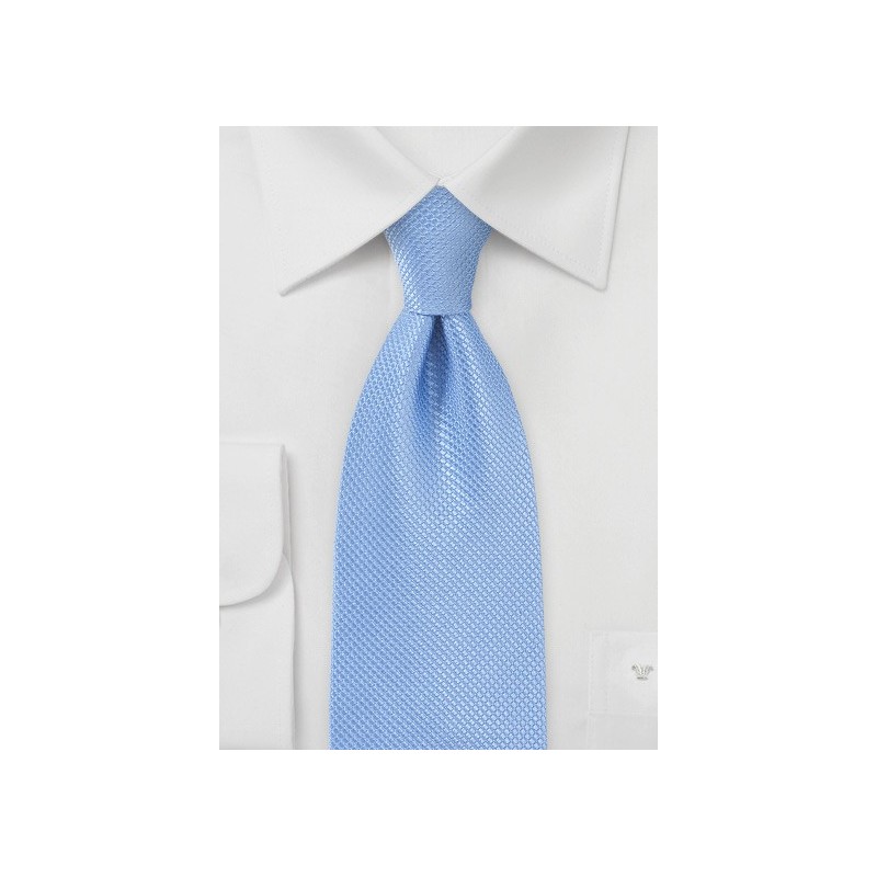 Hydrangea Blue Tie in XL Length