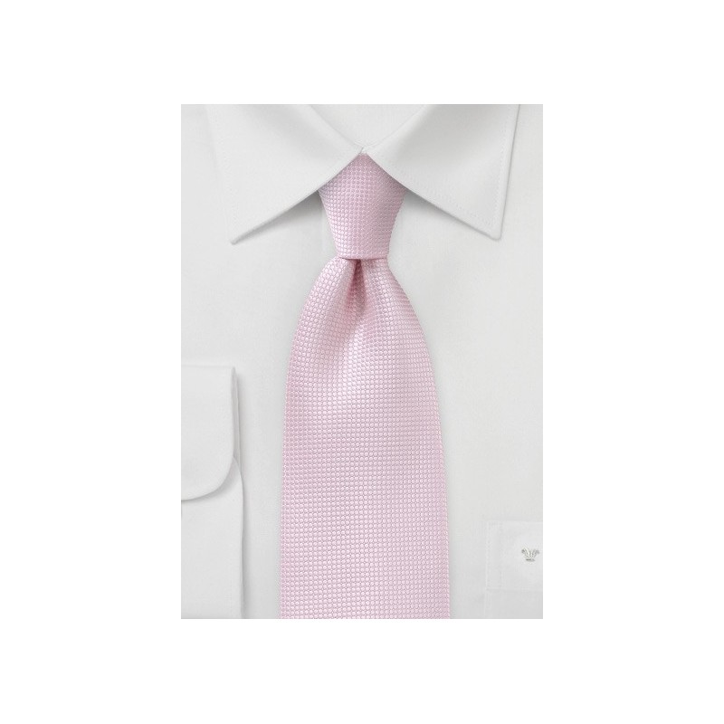 XL Length Tie in Tea Rose - Ties-Necktie.com