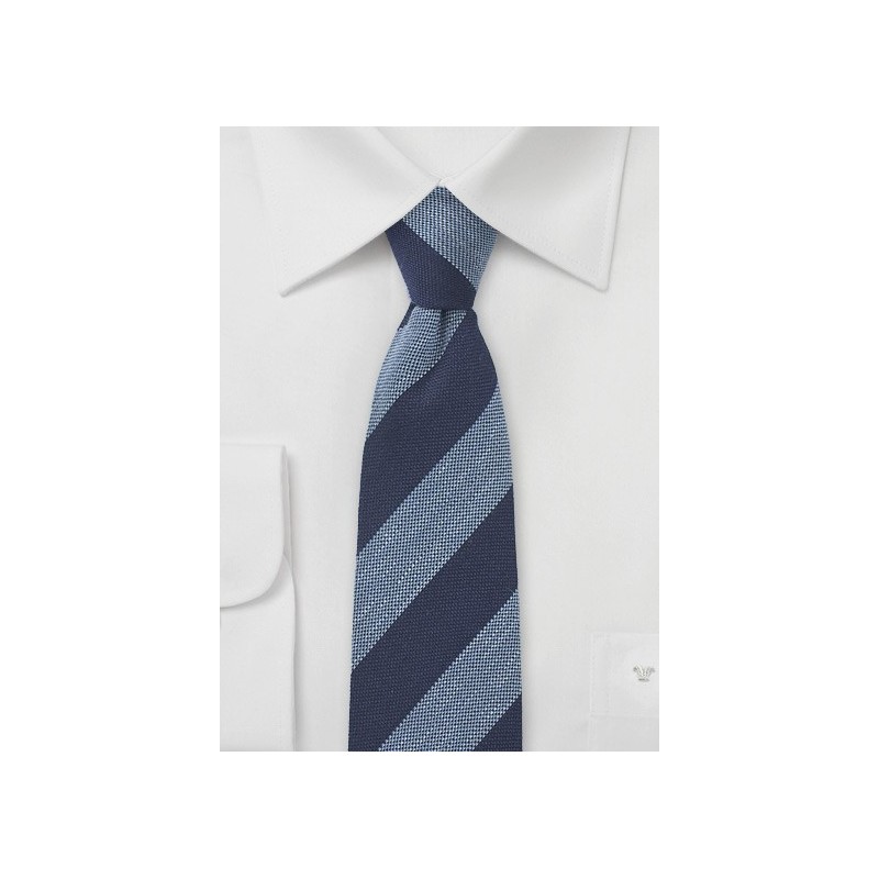 Narrow Wool Designer Tie