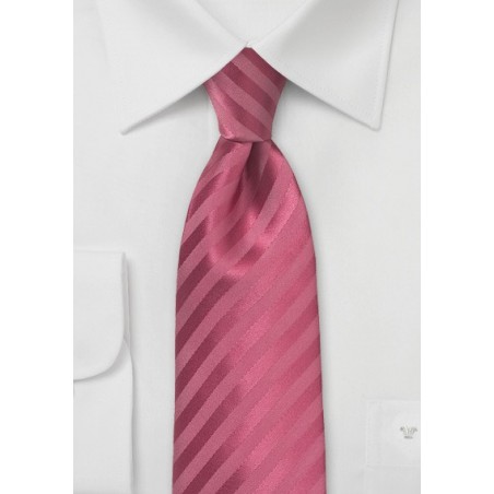 Bold Summer Tie in Raspberry Sorbet Color