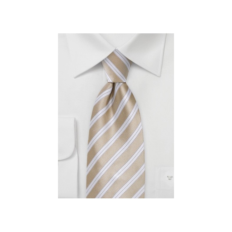 Sweet Almond Striped Tie in Kids Size