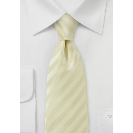 Pastel Yellow Summer Necktie