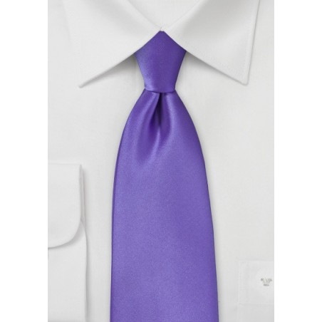 Freesia Purple Tie in XL Length