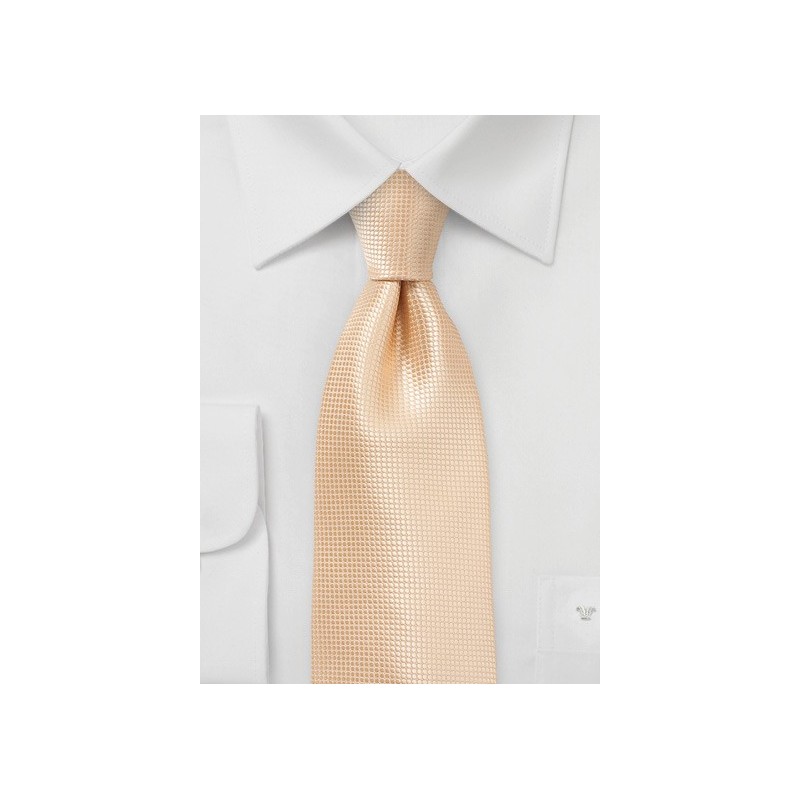 Kids Sized Tie in Peach Fuzz Color