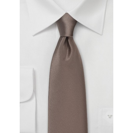 Latte Brown Colored Necktie