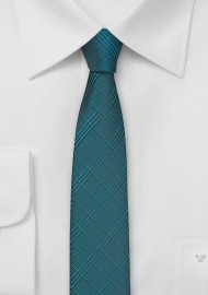 Skinny Tie in Dragonfly Blue