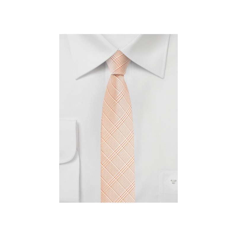 Super Skinny Tie in Coral Sands Color