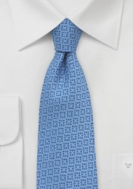Wool Tie in Dusk Blue