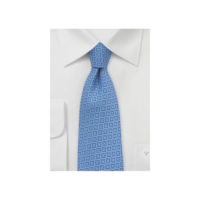 Wool Tie in Dusk Blue