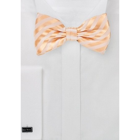 Peach Colored Kids Bow Tie