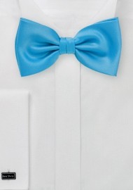 Cyan Blue Bow Tie for Kids