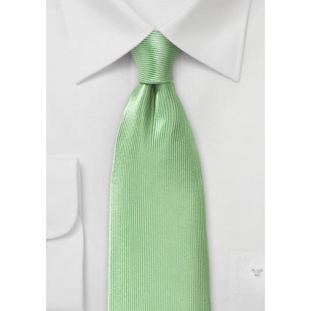 Tea Green Silk Tie