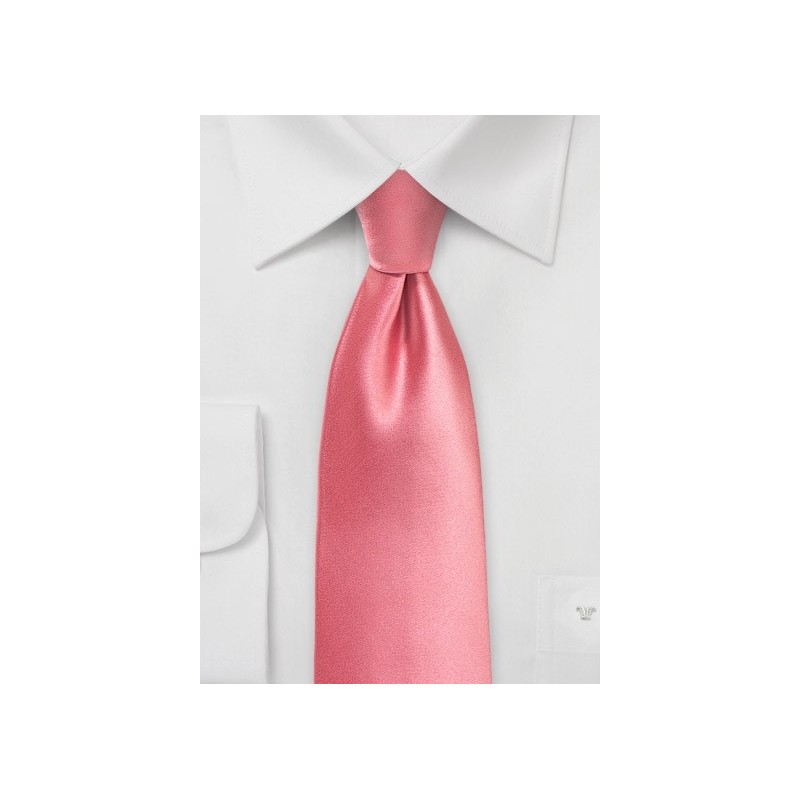Bright Tulip Pink Necktie
