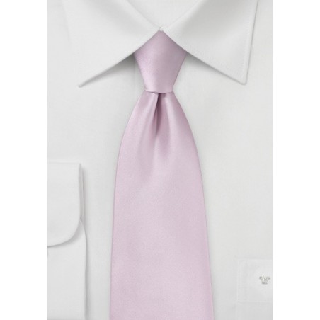 Soft Lilac Pink Kids Tie