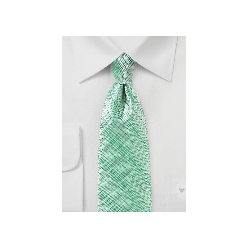 Modern Tie in Neptune Green