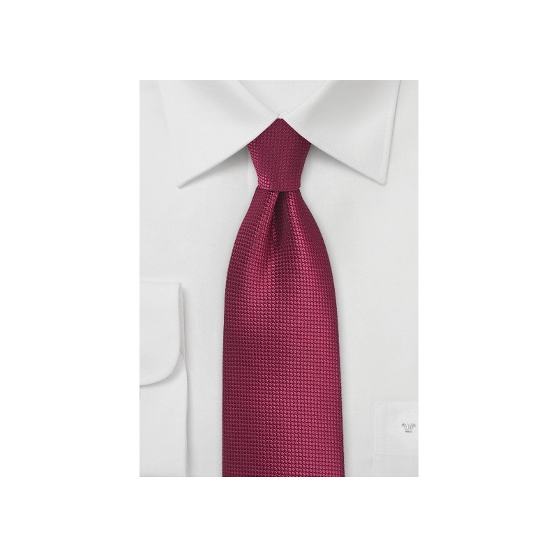Black Cherry Color Tie in XL