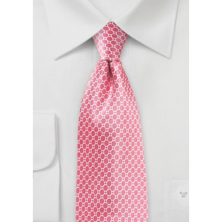Confetti Pink Silk Designer Tie