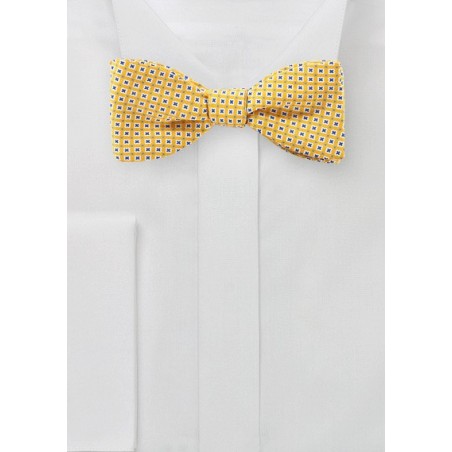 Canary Yellow Summer Bow Tie