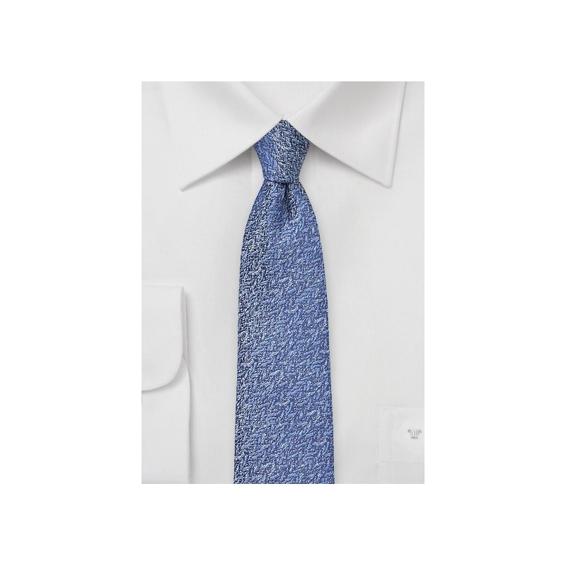 Ultramarine Blue Skinny Tie