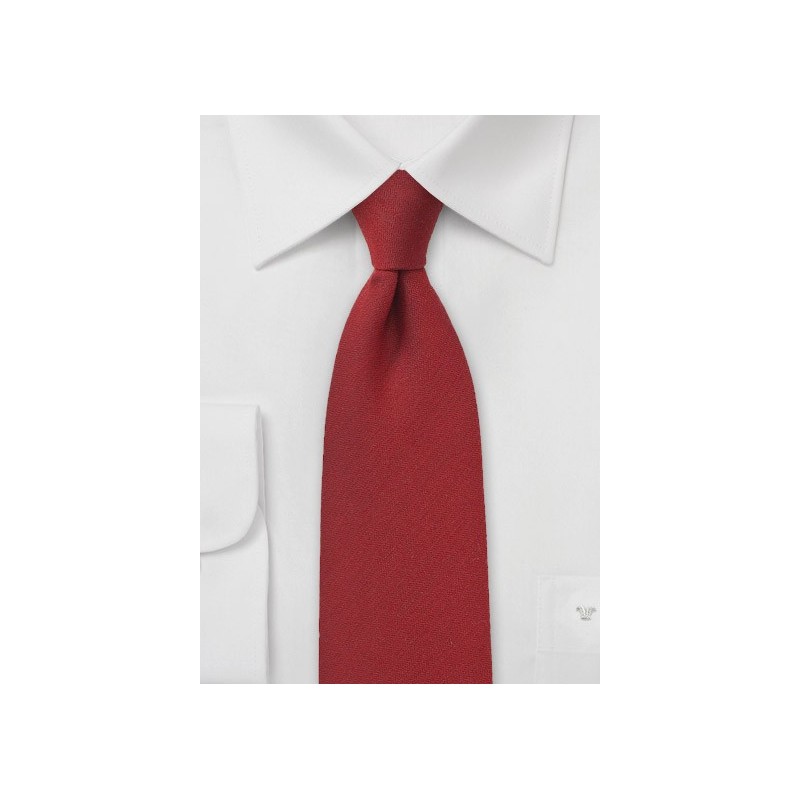 Russet Colored Tie with Matte Finish
