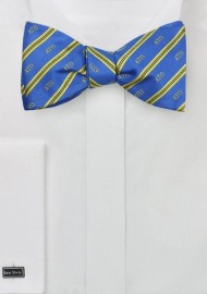 Striped Self Tie Bow Tie for Alpha Tau Omega